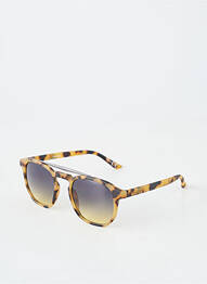 Lunettes de soleil jaune EXCAPE unisexe