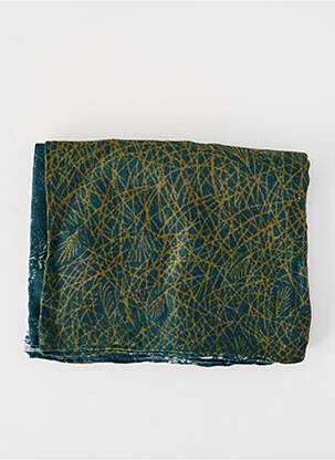 Foulard imprimé fantaisie bleu ZILCH femme