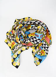 Foulard tissage popeline jaune ME369 femme