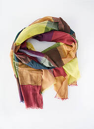 Foulard légère et transparente jaune HARRIS WILSON femme