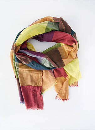 Foulard légère et transparente jaune HARRIS WILSON femme