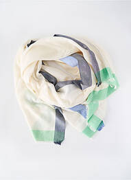 Foulard tissage popeline beige YERSE femme