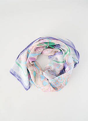 Foulard légère et transparente violet FABIENNE CHAPOT femme