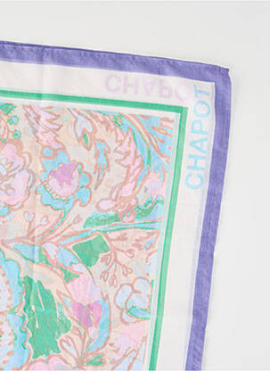 Foulard légère et transparente violet FABIENNE CHAPOT femme
