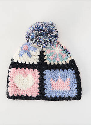 Bonnet stretch noir ME369 femme