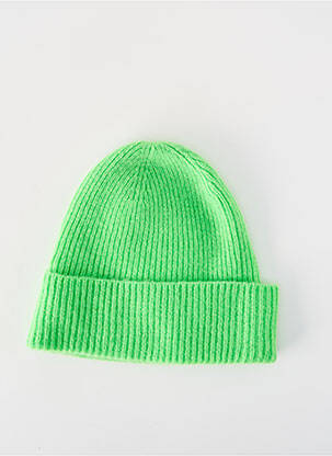 Bonnet stretch vert ABSOLUT CASHMERE femme
