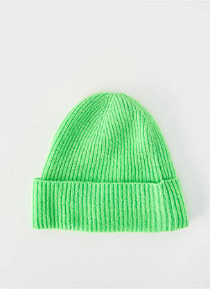 Bonnet stretch vert ABSOLUT CASHMERE femme