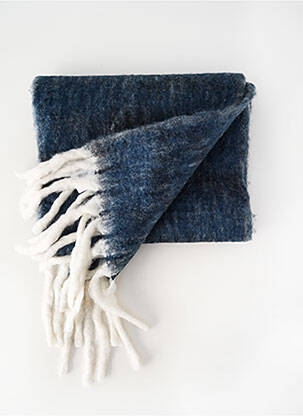 Echarpe tissage chiné bleu YAYA femme