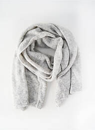 Echarpe stretch gris AMERICAN VINTAGE femme