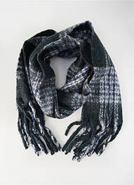 Echarpe imprimé carreaux noir MSCH COPENHAGEN femme