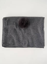 Echarpe stretch gris LEA CLEMENT femme