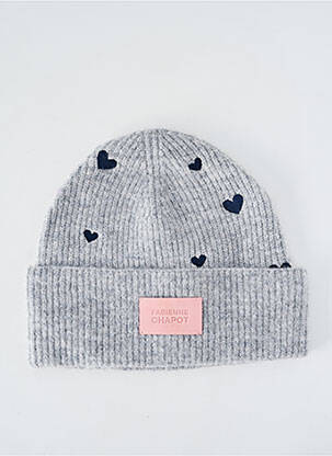 Bonnet stretch gris FABIENNE CHAPOT femme