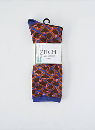 Chaussettes stretch violet ZILCH femme
