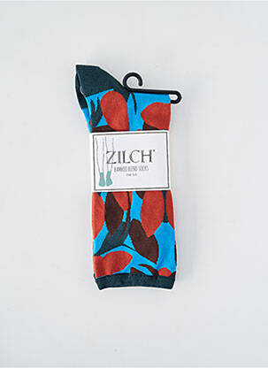 Chaussettes stretch bleu ZILCH femme
