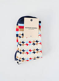 Chaussettes stretch bleu MAISON SCOTCH femme