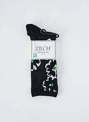 Chaussettes stretch noir ZILCH femme