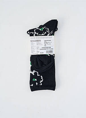 Chaussettes stretch noir ZILCH femme