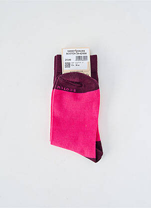 Chaussettes stretch rose MAISON SCOTCH femme