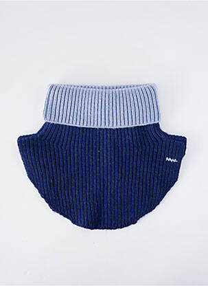 Col / tour de cou stretch bleu KOON femme