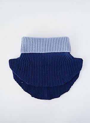 Col / tour de cou stretch bleu KOON femme