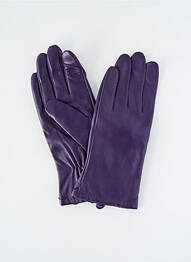 Gants doublure textile violet ZILCH femme