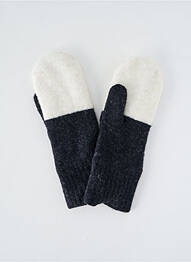 Gants maille fine noir YAYA femme