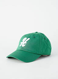 Casquette broderie vert HARTFORD femme
