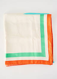 Foulard imprimé fantaisie orange BE PARISIAN femme