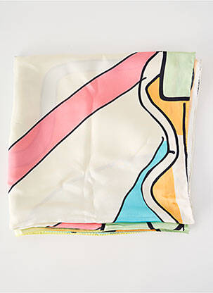 Foulard effet matière satinée rose BE PARISIAN femme