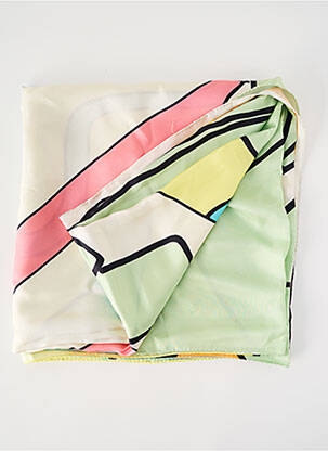 Foulard effet matière satinée rose BE PARISIAN femme