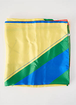 Foulard effet matière satinée jaune BE PARISIAN femme