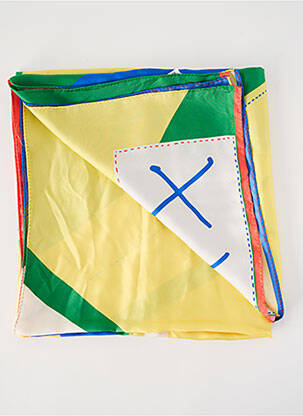 Foulard effet matière satinée jaune BE PARISIAN femme
