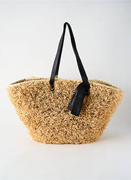 Sac coutures renforcées forme plage beige VIRGINIE DARLING femme