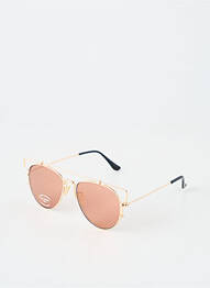 Lunettes de soleil or IYÜ femme