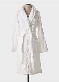Robe de chambre poches blanc HOTEL MEGASTORE femme