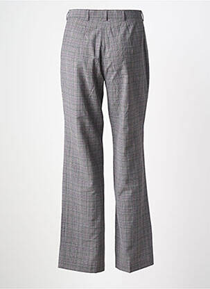 Pantalon droit taille à pinces taille haute gris LUCIA femme