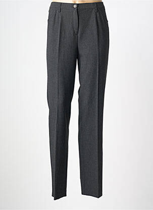 Pantalon slim stretch taille haute gris FRANK WALDER femme