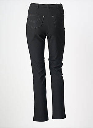 Pantalon slim stretch taille haute noir GUY DUBOUIS femme