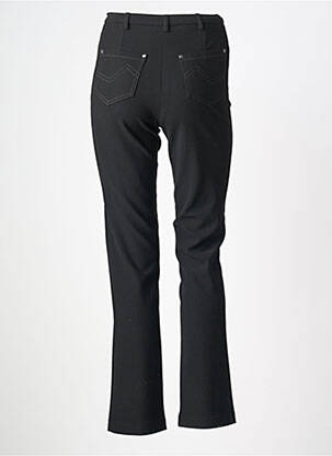 Pantalon slim taille haute taille haute noir GUY DUBOUIS femme