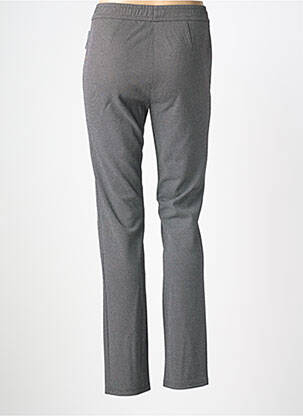 Pantalon slim taille élastique taille normale gris FRANK WALDER femme