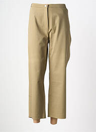 Pantalon 7/8 stretch taille normale vert STARK femme