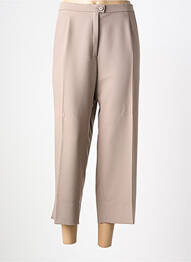 Pantacourt coupe droite taille normale marron KARTING femme