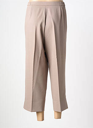 Pantacourt coupe droite taille normale marron KARTING femme