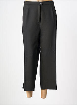 Pantacourt coupe droite taille normale noir KARTING femme