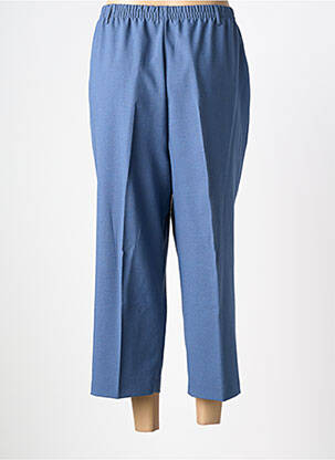 Pantacourt coupe droite taille normale bleu clair KARTING femme