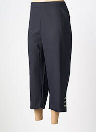 Pantacourt coupe droite taille normale bleu KARTING femme