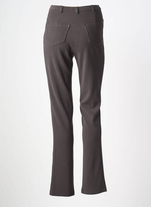 Pantalon slim stretch taille haute gris GUY DUBOUIS femme
