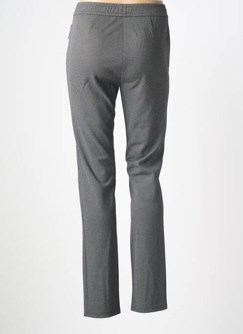 Pantalon slim taille élastique taille normale gris FRANK WALDER femme