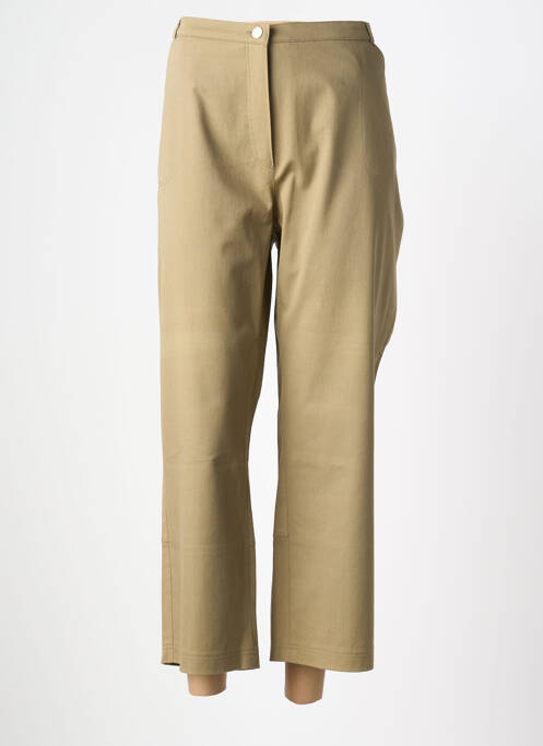 Pantalon 7/8 stretch taille normale vert STARK femme