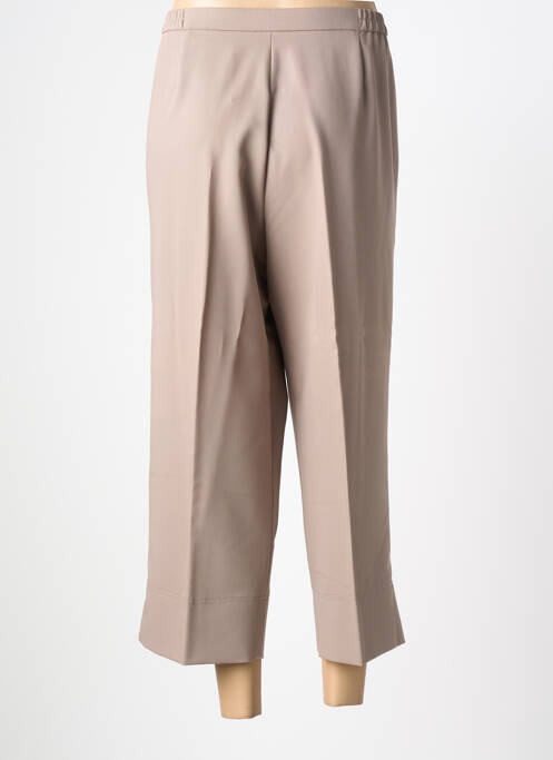 Pantacourt coupe droite taille normale marron KARTING femme